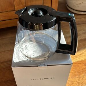 Never used Cuisinart 12 cup replacement carafe